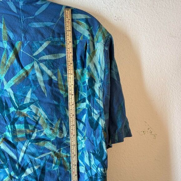 Jams World Mens Shirt Small blue small hawaiian tropical M630RE-HAIK Haiku - Picture 5 of 10